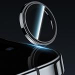 Protectie camera foto Benks Glass Warrior Metal Lens Protector compatibila cu iPhone 17, Negru 7 - lerato.ro