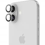 Protectie camera foto Benks Glass Warrior Lens Protector compatibila cu iPhone 17, Silver 2 - lerato.ro