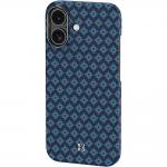 Carcasa Benks Magnetic Armor Air Armor Grid Kevlar Metal Frame 600D cu MagSafe compatibila cu iPhone 17, Albastru 3 - lerato.ro