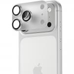 Protectie camera foto Benks Air Shield Matte Integrated Lens Protector compatibila cu iPhone 17 / 16, Transparent 2 - lerato.ro