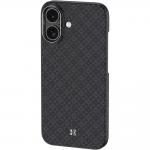 Carcasa Benks Magnetic Armor Air Armor Grid Kevlar Metal Frame 600D cu MagSafe compatibila cu iPhone 17, Negru 5 - lerato.ro