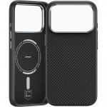 Carcasa Benks Armor Pro Kevlar Metal Frame 600D cu MagSafe compatibila cu iPhone 17 Pro Max, Negru 3 - lerato.ro
