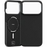 Carcasa Benks Armor Air Kevlar Metal Frame 600D cu MagSafe compatibila cu iPhone 17 Pro Max, Negru 3 - lerato.ro