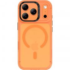 Carcasa Benks Lucid Armor cu MagSafe compatibila cu iPhone 17 Pro Max, Portocaliu