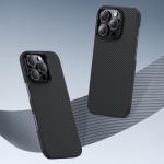 Carcasa Benks Armor Air Kevlar cu MagSafe compatibila cu iPhone 16 Pro, Negru 5 - lerato.ro