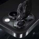 Protectie camera foto Benks Glass Warrior Lens Protector compatibila cu iPhone 16 / 16 Plus, Silver 4 - lerato.ro