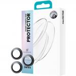 Protectie camera foto Benks Glass Warrior Lens Protector compatibila cu iPhone 16 / 16 Plus, Silver 7 - lerato.ro