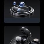 Protectie camera foto Benks Glass Warrior Lens Protector compatibila cu iPhone 16 / 16 Plus, Gri 9 - lerato.ro