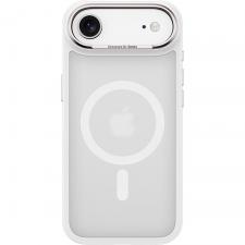Carcasa Benks Mist Metal Frame cu MagSafe compatibila cu iPhone 17 Air, Alb