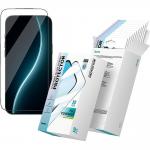 Set 10 folii protectie sticla securizata Benks Air Shield HD compatibile cu iPhone 17 Air, Negru 2 - lerato.ro