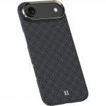 Carcasa Benks Magnetic Armor Air Armor Grid Kevlar Metal Frame 600D cu MagSafe compatibila cu iPhone 17 Air, Negru 3 - lerato.ro