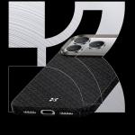 Carcasa Benks Magnetic Armor Air Armor Grid Kevlar Metal Frame 600D cu MagSafe compatibila cu iPhone 17 Air, Negru 6 - lerato.ro