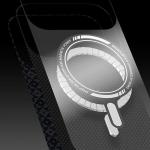 Carcasa Benks Magnetic Armor Air Armor Grid Kevlar Metal Frame 600D cu MagSafe compatibila cu iPhone 17 Air, Negru 9 - lerato.ro
