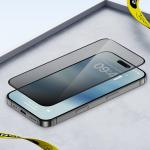 Folie protectie sticla securizata Benks Ultra Shield Privacy Glass, Kit montare inclus, compatibila cu iPhone 16 Pro Max, Negru 12 - lerato.ro