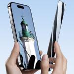 Folie protectie sticla securizata Benks Ultra Shield Privacy Glass, Kit montare inclus, compatibila cu iPhone 16 Pro Max, Negru 11 - lerato.ro