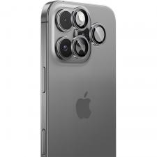 Protectie camera foto Benks Glass Warrior Lens Protector compatibila cu iPhone 16 Pro / 16 Pro Max, Silver