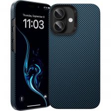 Huse si carcase iPhone 16 Plus, Carcasa Benks Armor Tint Kevlar cu MagSafe compatibila cu iPhone 16 Plus, Albastru, lerato.ro