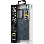 Carcasa Benks Armor Tint Kevlar cu MagSafe compatibila cu iPhone 16 Plus, Albastru 12 - lerato.ro