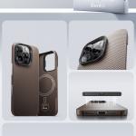 Carcasa Benks Armor Tint Kevlar cu MagSafe compatibila cu iPhone 16 Plus, Albastru 11 - lerato.ro