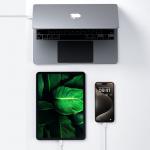 Cablu pentru incarcare si transfer de date Benks D46, USB-C la Lightning, 27W, 3A, 480Mbps, 2m, Alb 10 - lerato.ro