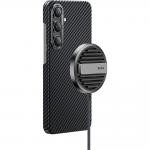 Carcasa Benks Armor Pro Kevlar 600D cu MagSafe compatibila cu Samsung Galaxy S24, Negru 4 - lerato.ro