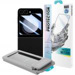 Folie protectie sticla securizata Benks Glass Warrior HD, Kit montare inclus, compatibila cu Samsung Galaxy Z Flip 6, Negru 14 - lerato.ro