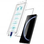 Folie protectie sticla securizata Benks Glass Warrior HD, Kit montare inclus, compatibila cu Samsung Galaxy S25 Ultra, Negru 2 - lerato.ro