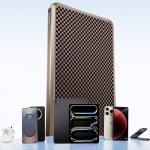 Baterie externa portabila Benks MP15 ArmorGo Tint Gold, 5000 mAh, Incarcare Wireless 10W, Compatibila MagSafe, USB-C, Gold 6 - lerato.ro