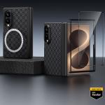 Carcasa Benks Magnetic Armor Grid Pro Grand Combo compatibila cu Samsung Galaxy Z Fold 8, Negru 8 - lerato.ro