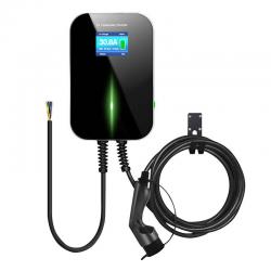 Incarcator de perete pentru vehicule electrice Besen BS20 11kW APP, Protectie IP66, Dimensiuni 295x195x65mm, Negru