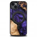 Carcasa Bewood Unique Violet cu MagSafe compatibila cu iPhone 15 Plus, Graphics 2 - lerato.ro
