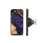 Carcasa Bewood Unique Violet cu MagSafe compatibila cu iPhone 15 Plus, Graphics 3 - lerato.ro