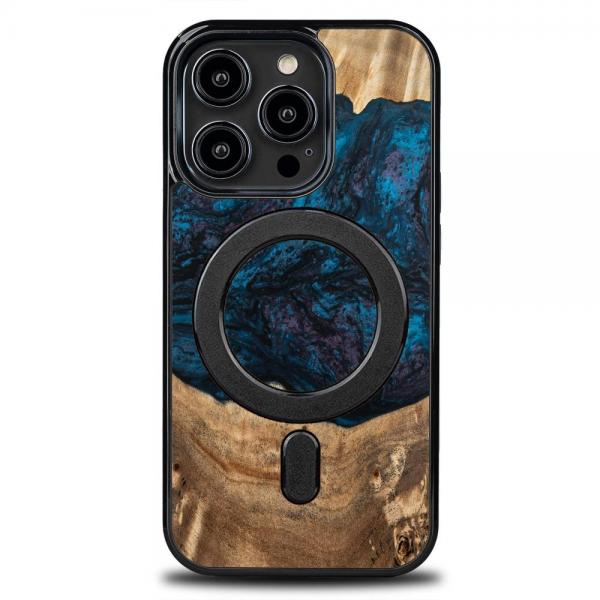Carcasa din lemn Bewood Neptune MagSafe compatibila cu iPhone 14 Pro Graphics 1 - lerato.ro