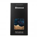 Carcasa din lemn Bewood Neptune MagSafe compatibila cu iPhone 14 Graphics 5 - lerato.ro