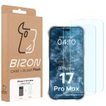 Kit protectie 2 in 1 BizonMobile Clear Pack, Carcasa Bizon Salpa si Folie sticla securizata Bizon Glass Clear 2, compatibil cu iPhone 17 Pro Max, Transparent 10 - lerato.ro