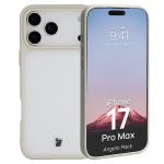 Kit protectie 2 in 1 BizonMobile, Carcasa Bizon Angelo si Folie sticla securizata Bizon Glass Edge, compatibil cu iPhone 17 Pro Max, Bej 4 - lerato.ro