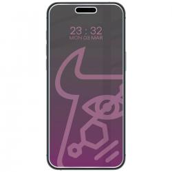 Folie sticla hibrid Bizon Glass Mule Shadow Privacy compatibila cu iPhone 17 Pro Max, Negru