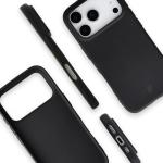Carcasa Bizon ReLeaf compatibila cu iPhone 17 Pro, Negru 5 - lerato.ro