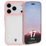 Kit protectie 2 in 1 BizonMobile, Carcasa Bizon Angelo si Folie sticla securizata Bizon Glass Edge, compatibil cu iPhone 17 Pro, Roz 4 - lerato.ro