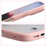 Kit protectie 2 in 1 BizonMobile, Carcasa Bizon Angelo si Folie sticla securizata Bizon Glass Edge, compatibil cu iPhone 17 Pro, Roz 6 - lerato.ro