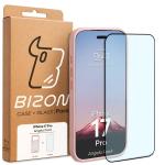 Kit protectie 2 in 1 BizonMobile, Carcasa Bizon Angelo si Folie sticla securizata Bizon Glass Edge, compatibil cu iPhone 17 Pro, Roz 9 - lerato.ro