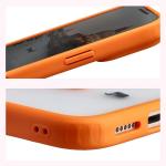 Kit protectie 2 in 1 BizonMobile, Carcasa Bizon MatteO si Folie sticla securizata Bizon Glass Edge, compatibil cu iPhone 17 Pro Max, Portocaliu 7 - lerato.ro