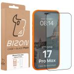 Kit protectie 2 in 1 BizonMobile, Carcasa Bizon MatteO si Folie sticla securizata Bizon Glass Edge, compatibil cu iPhone 17 Pro Max, Portocaliu 10 - lerato.ro