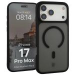 Kit protectie 2 in 1 BizonMobile, Carcasa Bizon MatteO si Folie sticla securizata Bizon Glass Edge, compatibil cu iPhone 17 Pro Max, Negru 4 - lerato.ro