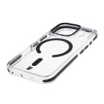 Carcasa Bizon Marco cu MagSafe compatibila cu iPhone 17 Pro, Transparent / Negru 4 - lerato.ro