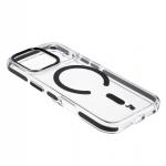 Carcasa Bizon Marco cu MagSafe compatibila cu iPhone 17 Pro, Transparent / Negru 5 - lerato.ro