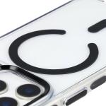 Carcasa Bizon Marco cu MagSafe compatibila cu iPhone 17 Pro, Transparent / Negru 6 - lerato.ro