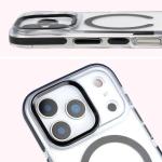 Carcasa Bizon Marco cu MagSafe compatibila cu iPhone 17 Pro, Transparent / Negru 7 - lerato.ro