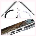 Carcasa Bizon Marco cu MagSafe compatibila cu iPhone 17 Pro, Transparent / Negru 8 - lerato.ro
