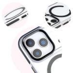 Carcasa Bizon Marco cu MagSafe compatibila cu iPhone 17 Pro, Transparent / Negru 9 - lerato.ro